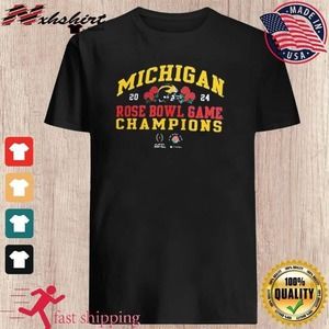 University Of Michigan Football 2024 Rose Bowl Game T-shirt